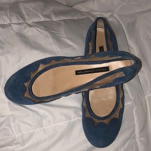 French Connection Scallop Flats
